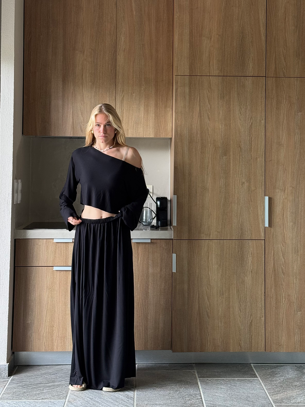 Thumbnail: black AURELIA top