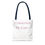 Thumbnail: Connected By Care Tote Bag - Wellness Gift, Heartwarming Design