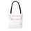 Thumbnail: Connected By Care Tote Bag - Wellness Gift, Heartwarming Design