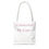 Thumbnail: Connected By Care Tote Bag - Wellness Gift, Heartwarming Design