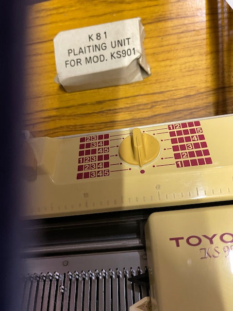 Plaiting Unit for Toyota 950 and 901 knitting machine