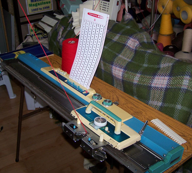 Toyota 747 12 Stitch Punchcard Knitting Machine