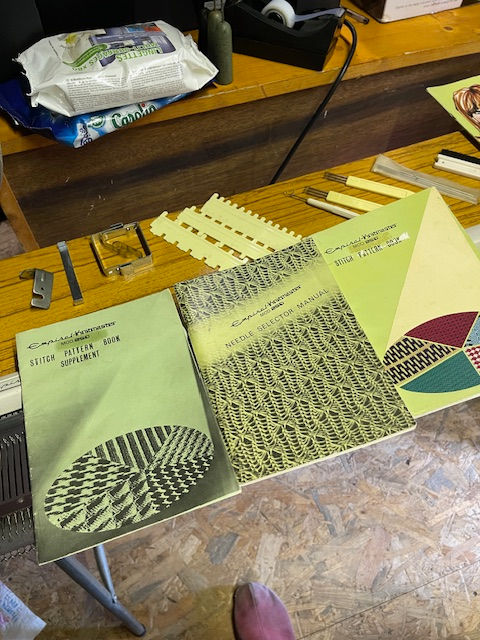 Knitmaster 250 range manuals