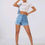 Thumbnail: Woman's Vintage Denim Shorts 