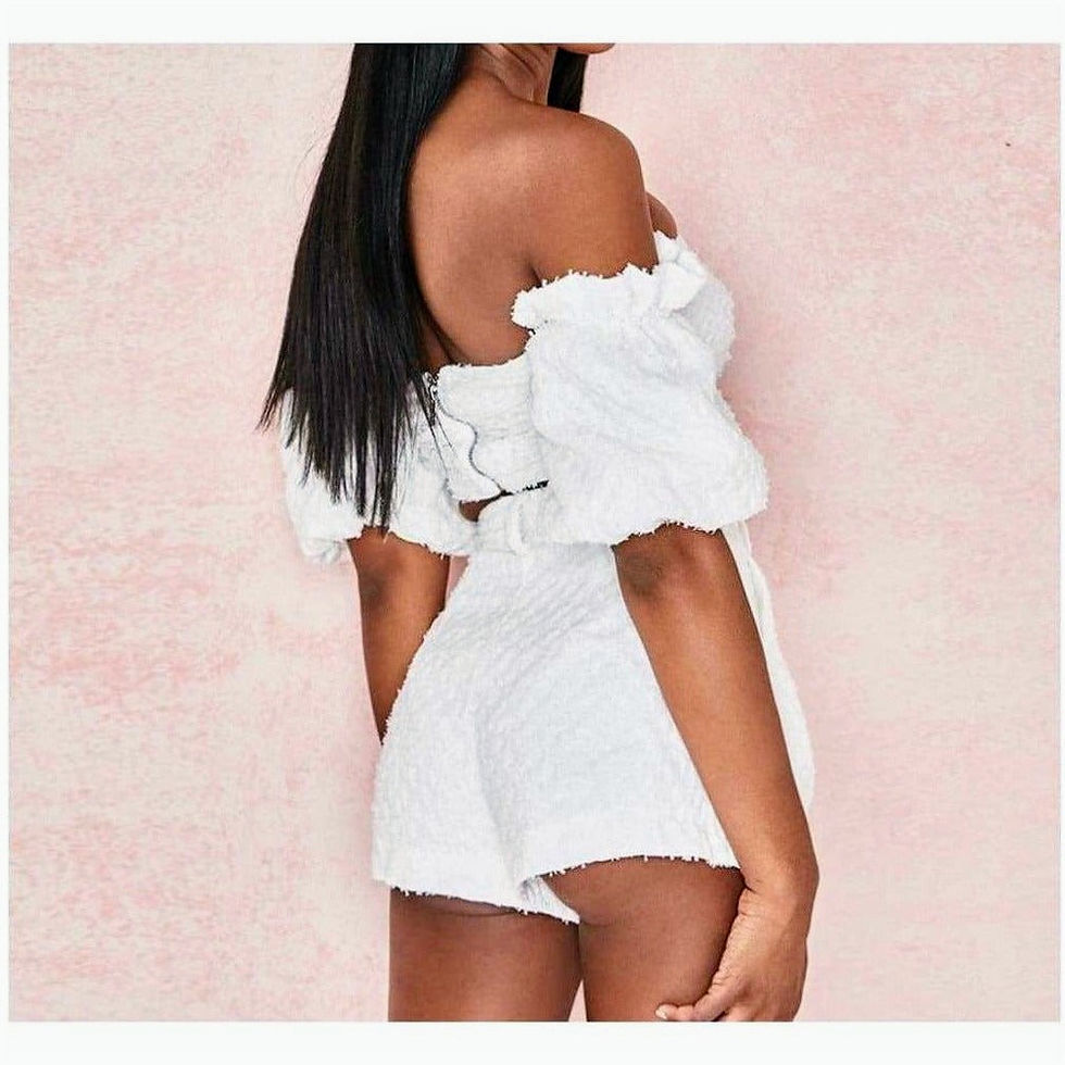 Thumbnail: Woman's Megan Off The Shoulders  Playsuit 