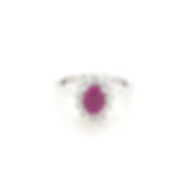9ct Ruby Cluster Ring