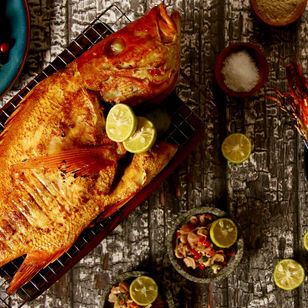 Balinese Style Seafood Barbecue