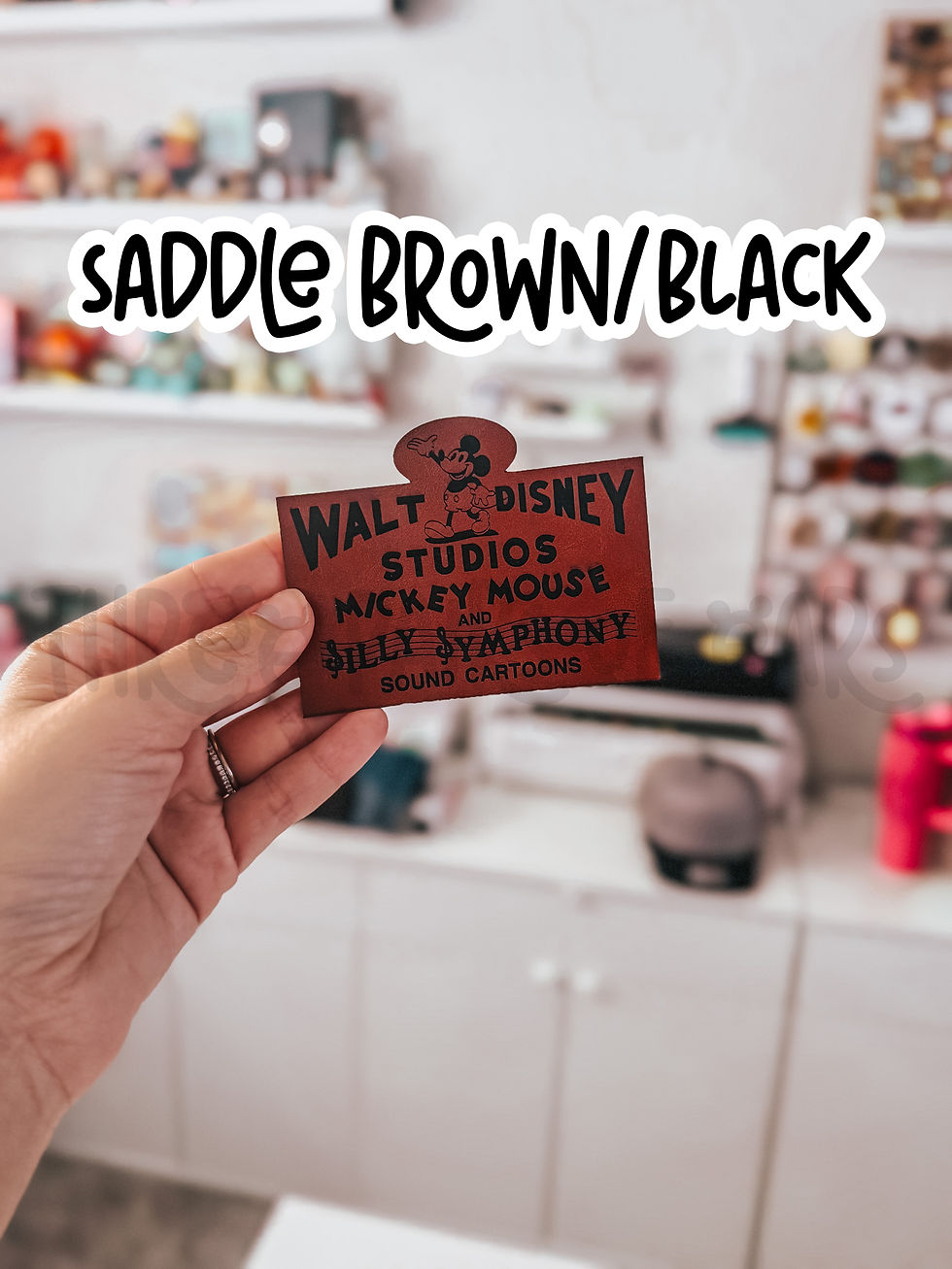 Thumbnail: Studios Leather Patch Snapback Trucker Hat