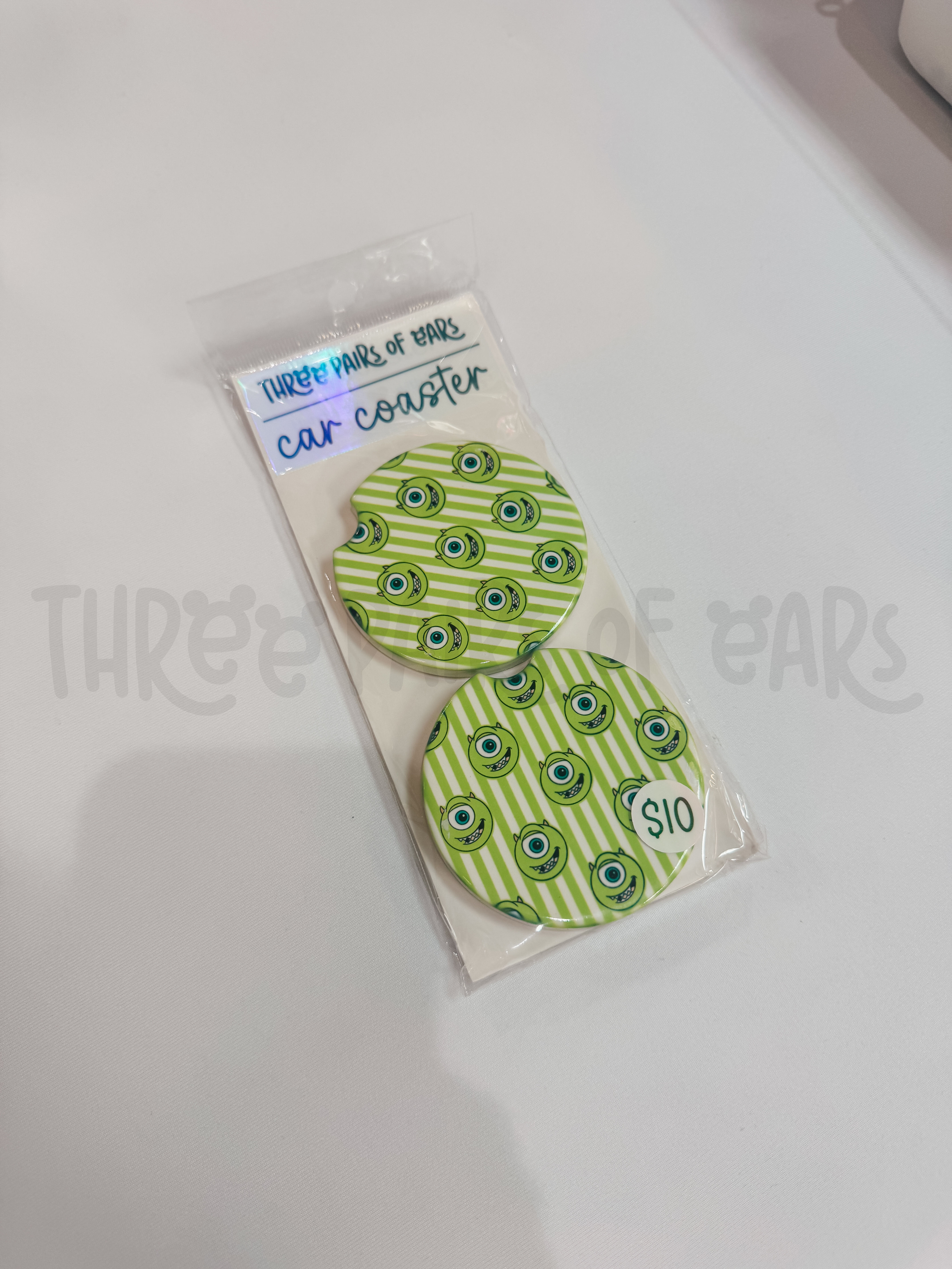 Mike Wazowski Car Coasters