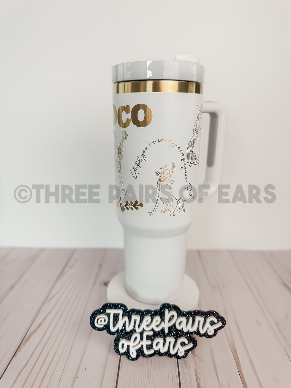 Thumbnail: Coco Engraved 40oz Handle Tumbler
