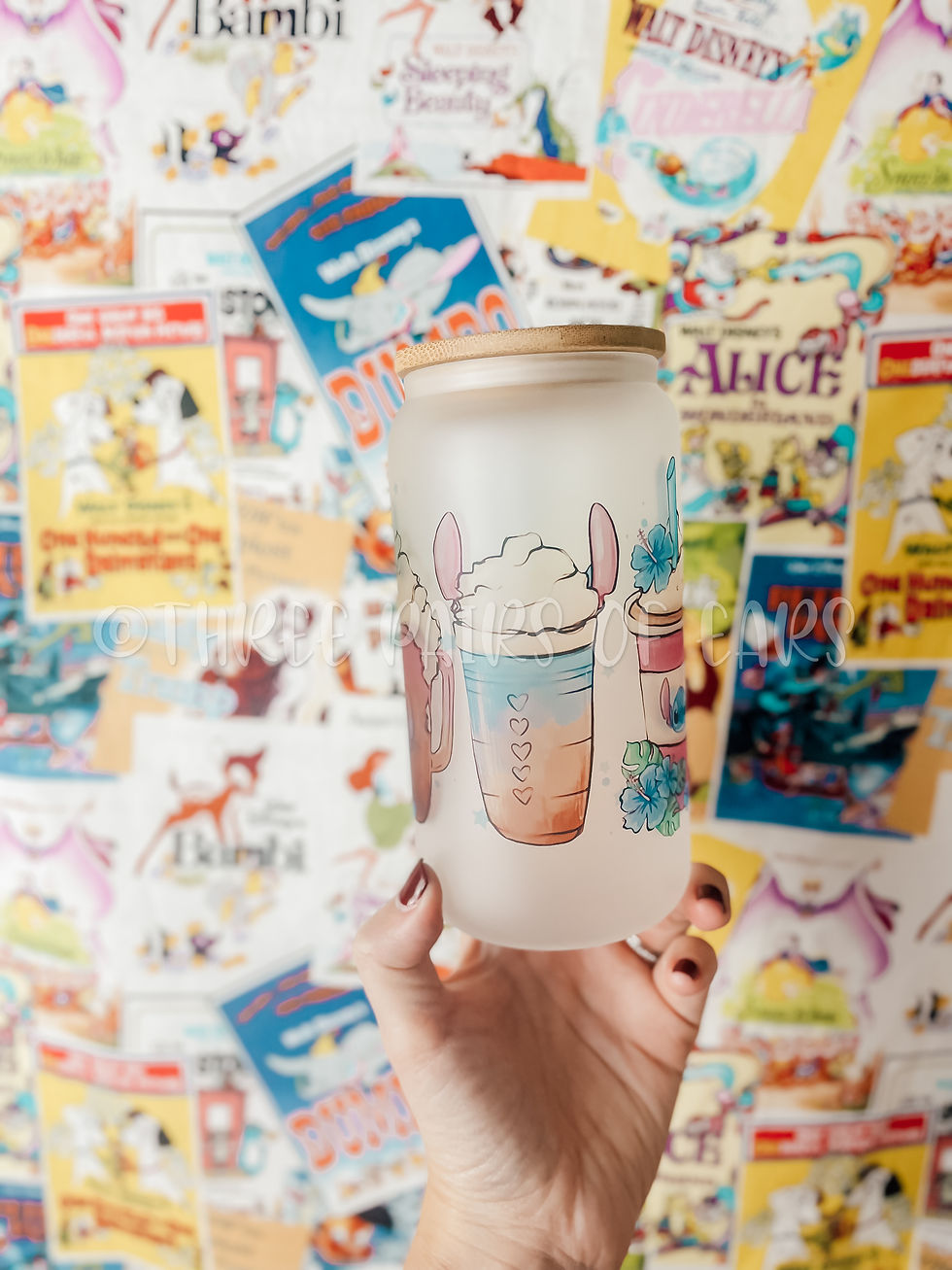 Thumbnail: Coffee Stitch Frosted Glass