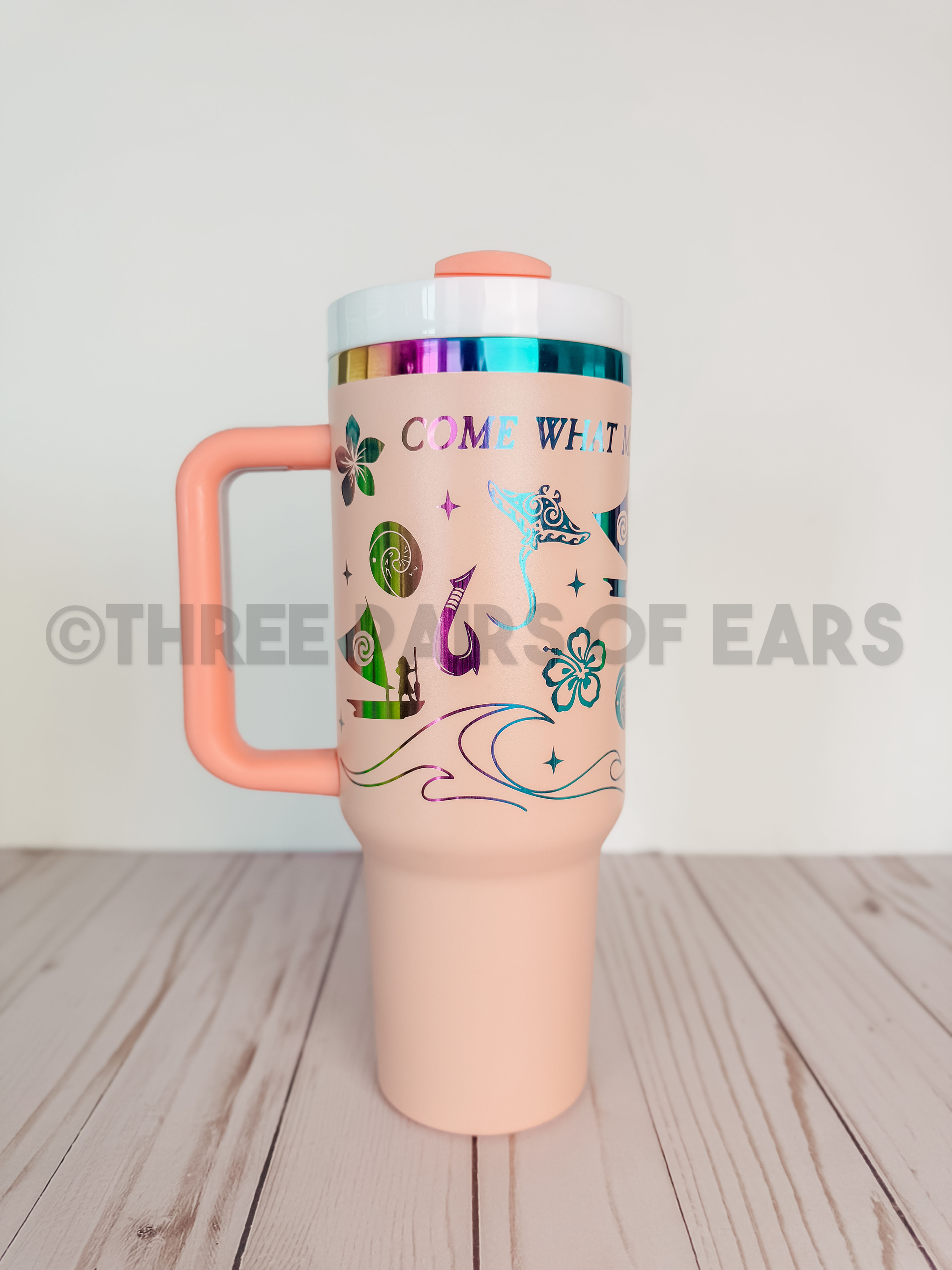 Moana Engraved 40oz Handle Tumbler