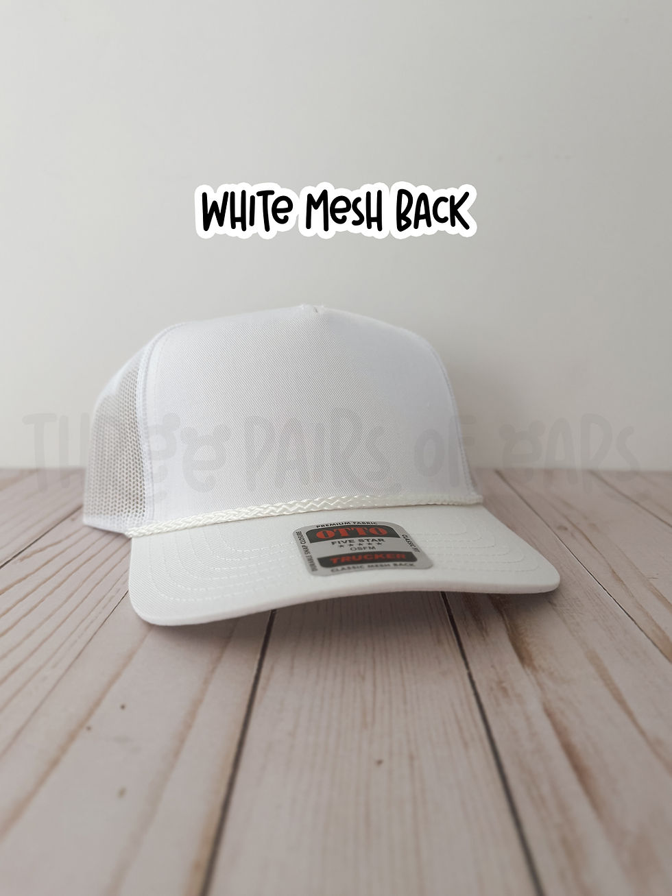 Thumbnail: Studios Leather Patch Snapback Trucker Hat