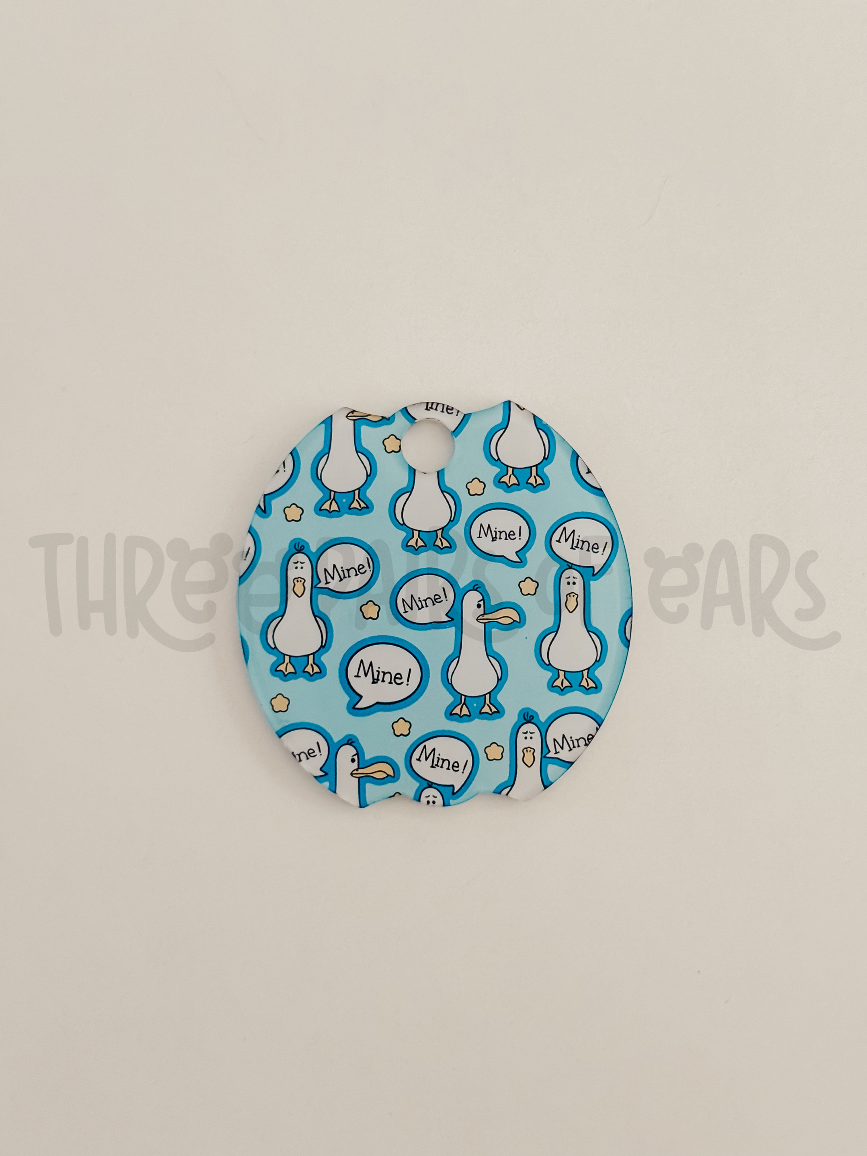 Mine! Birds Sublimation Acrylic Stanley Topper