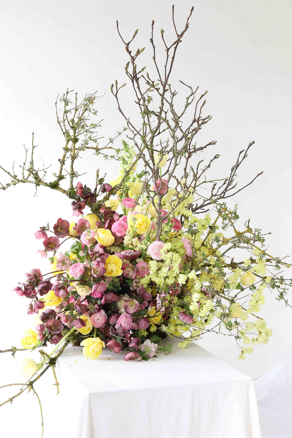 Ode to spring, Installation florale: Caroline Lumia