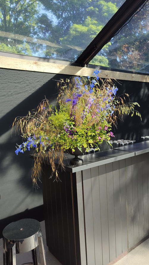 Composition florale inspirée par une série d'oiseaux. Projet artistique directement liés plusieurs tableaux du 17 ème siècle contenant chaque oiseau choisi.