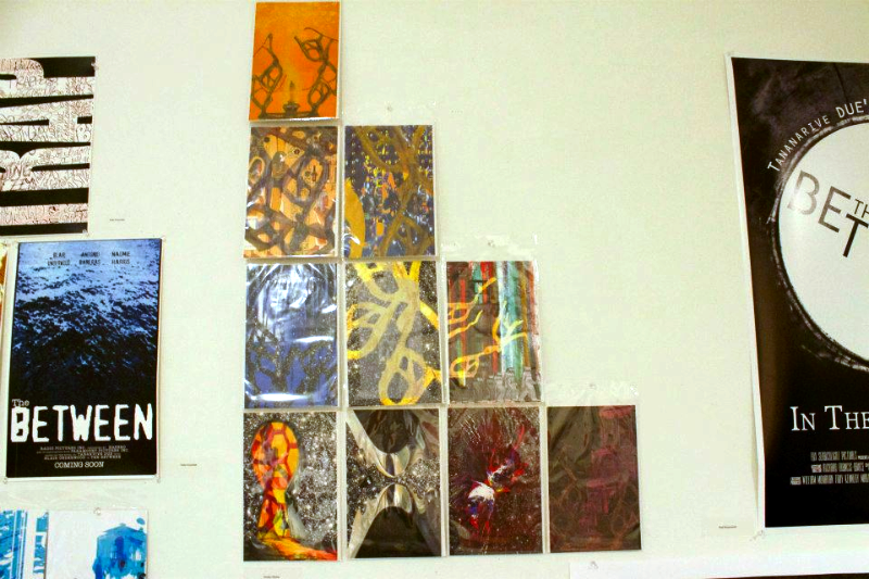 The Tardis, abstract comic.