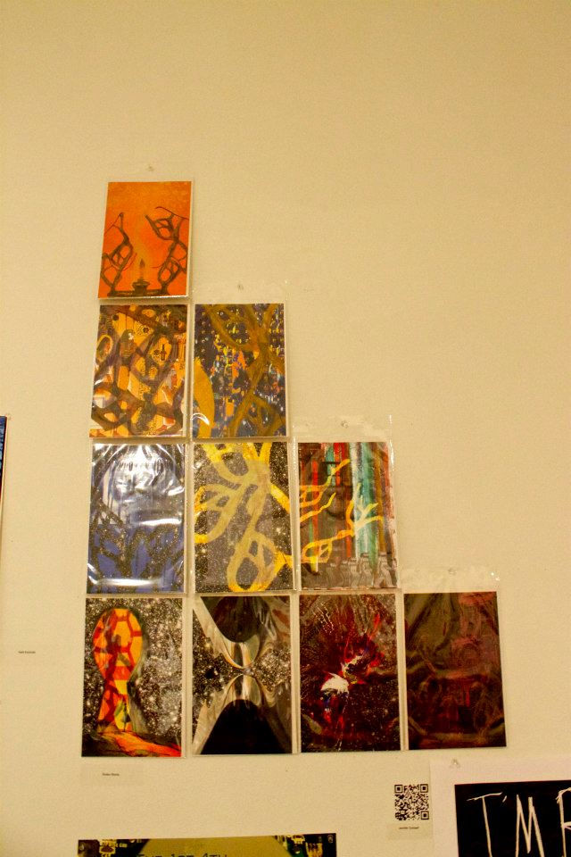 The Tardis, abstract comic.