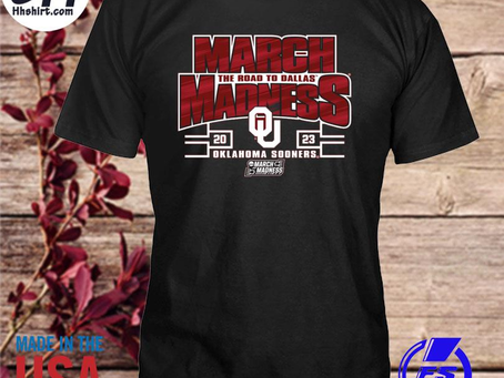 Hhshirt - Oklahoma sooners blue 84 2023 ncaa women’s basketball tournament march madness shirt