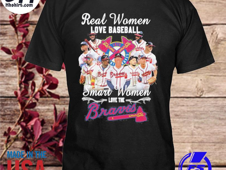 Hhshirt - Atlanta Braves real women love baseball smart women love the Atlanta Braves signatures 202