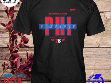 Hhshirt - Philadelphia 76ers fanatics branded 2023 nba playoffs jump ball shirt