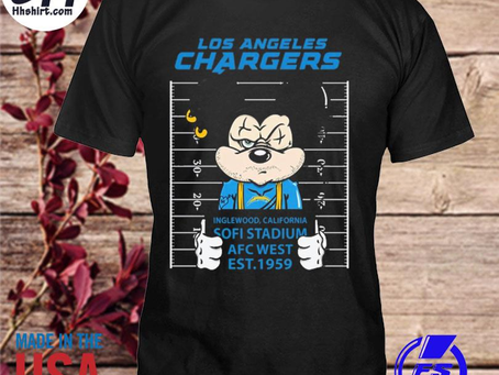 Hhshirt - Mickey Mouse Los Angeles Chargers inglewood california sofi stadium afc west est 1959 shir