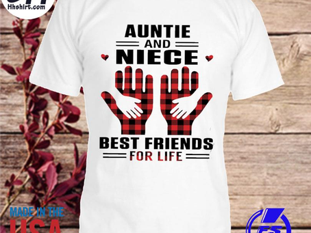 Hhshirt - Aunt and niece best friends for life shirt