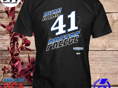 Hhshirt - Funny Ryan preece stewart-haas racing team collection royal blister 2023 shirt
