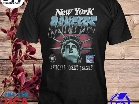 Hhshirt - New york rangers ’47 black tradition vintage tubular shirt