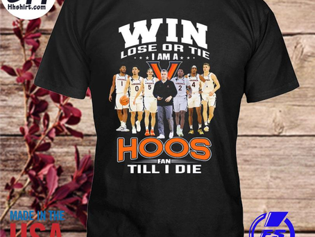 Hhshirt - Win lose or tie I am a Virginia Cavaliers Hoos fan till I die 2023 shirt