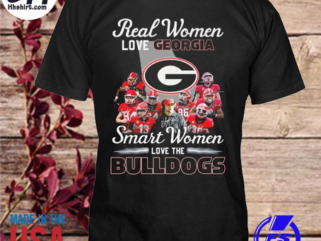 Hhshirt - Georgia Bulldogs Real women love smart women love the Georgia Bulldogs signatures 2023 shi