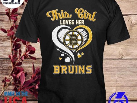 Hhshirt - This girl loves her Boston Bruins heart diamond 2023 shirt