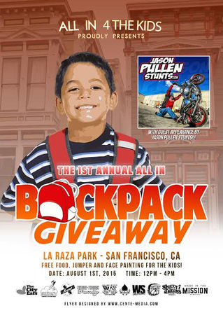 ALL IN SF - 1ST ANNUAL BACKPACK GIVEAWAY