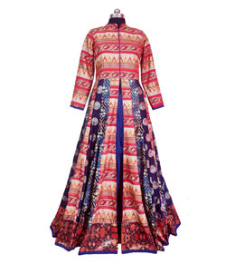 Printed Slit Gown Set.jpg