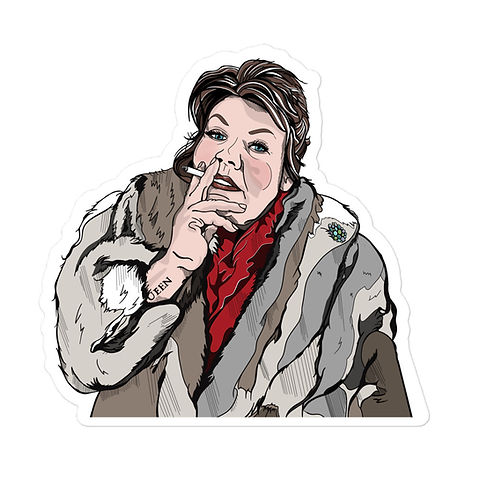'Cigarette Mom' | Bubble-free stickers