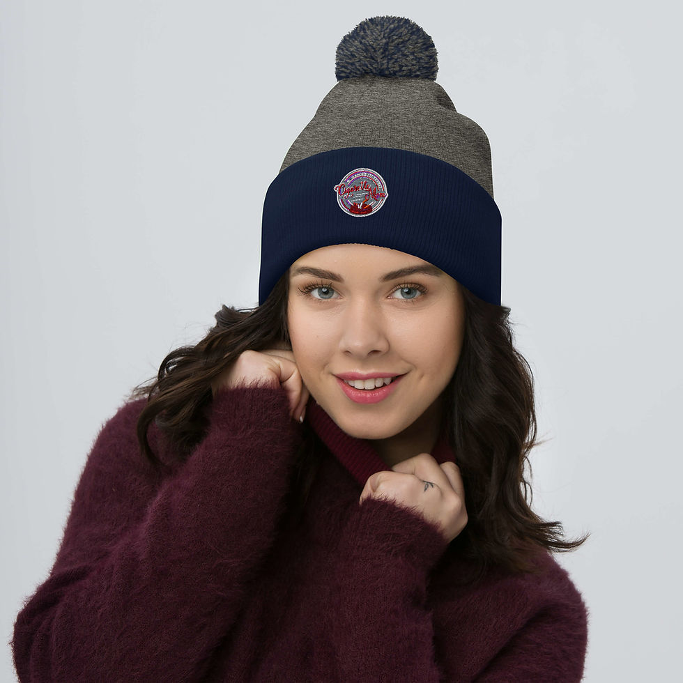 Thumbnail: 'Cigarette Mom' a/k/a Sarah Beth Terry Official Logo | Pom-Pom Beanie