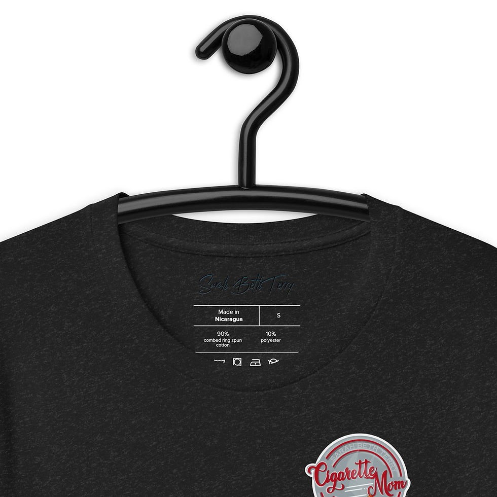Thumbnail: Sarah Beth Terry | Cigarette Mom 'Tokin' Friend 1' | Unisex t-shirt