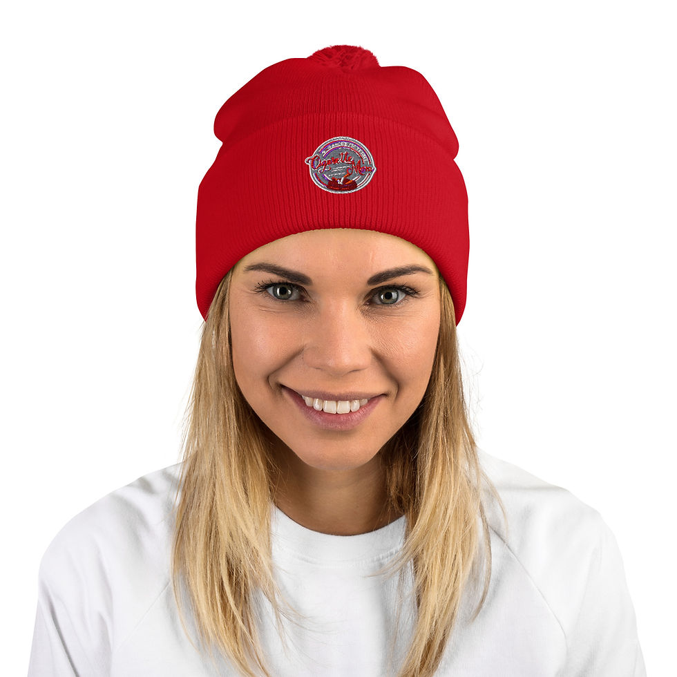 Thumbnail: 'Cigarette Mom' a/k/a Sarah Beth Terry Official Logo | Pom-Pom Beanie