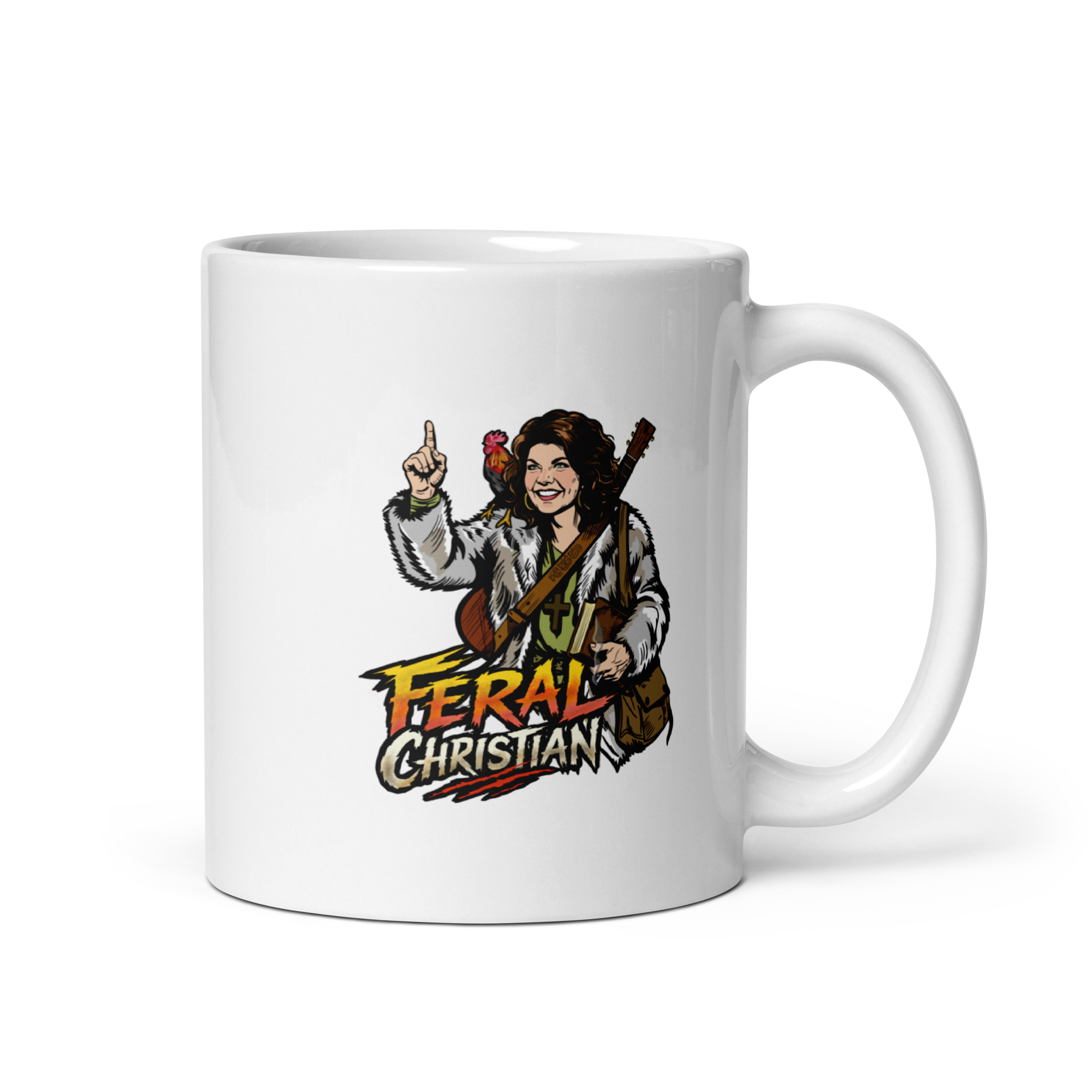 Feral Christian Podcast | White Glossy Mug