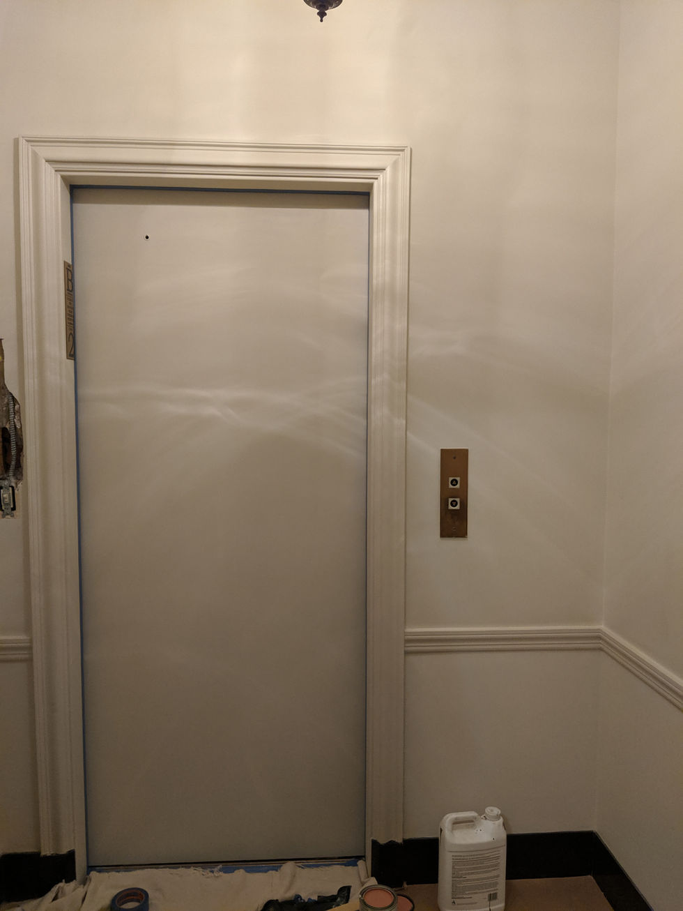 Faux finish wood grain