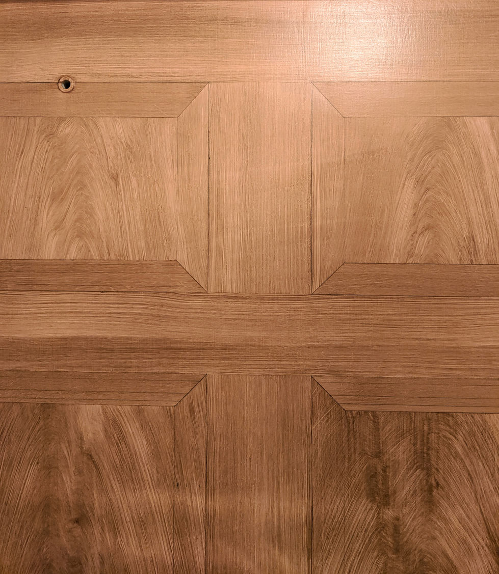 Faux finish wood grain