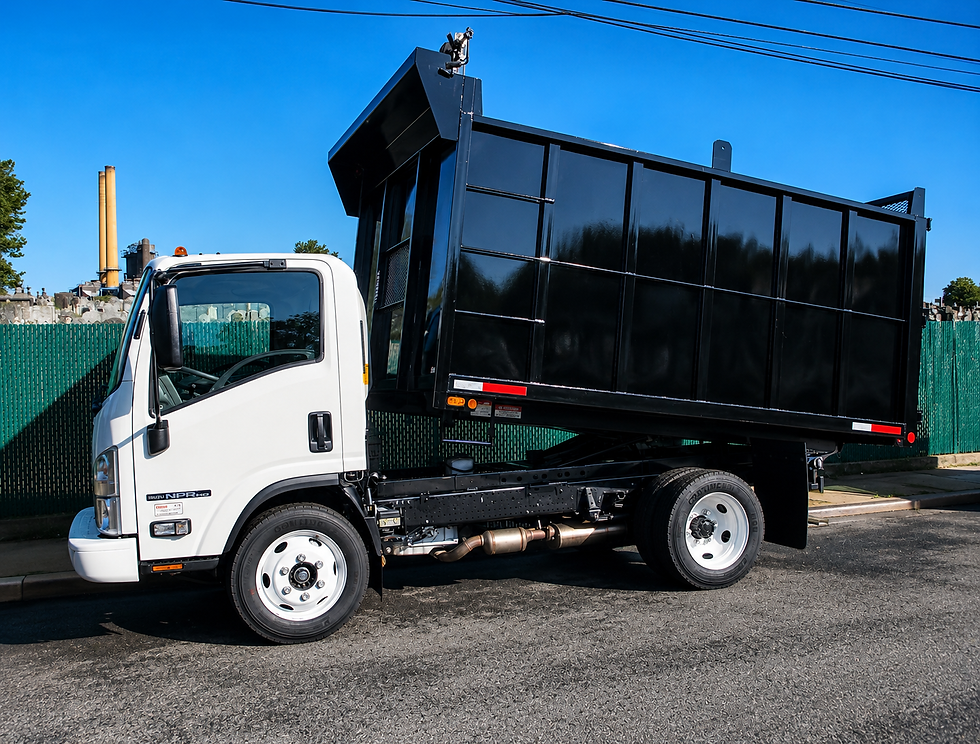 Isuzu commercial dump truck at Milea Truck Sales Queens