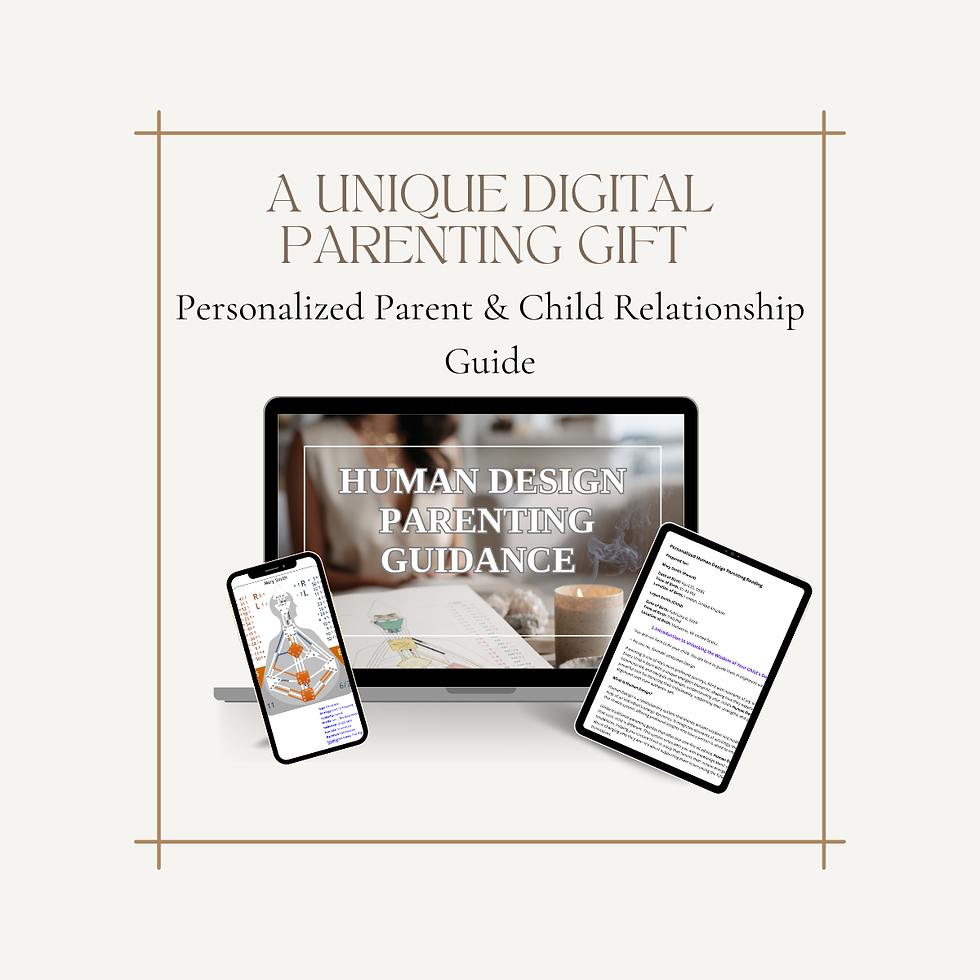 Thumbnail: Personalized Human Design Parenting Guidance Report (Digital PDF)