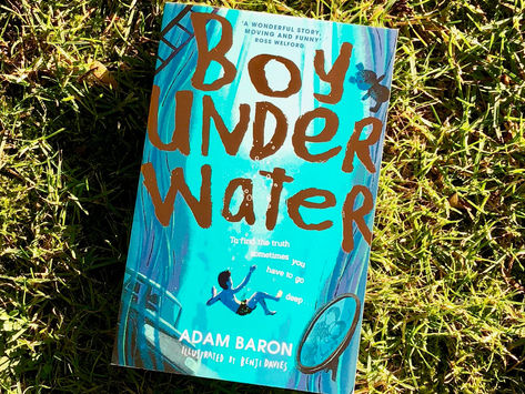 Boy Underwater by Adam Baron