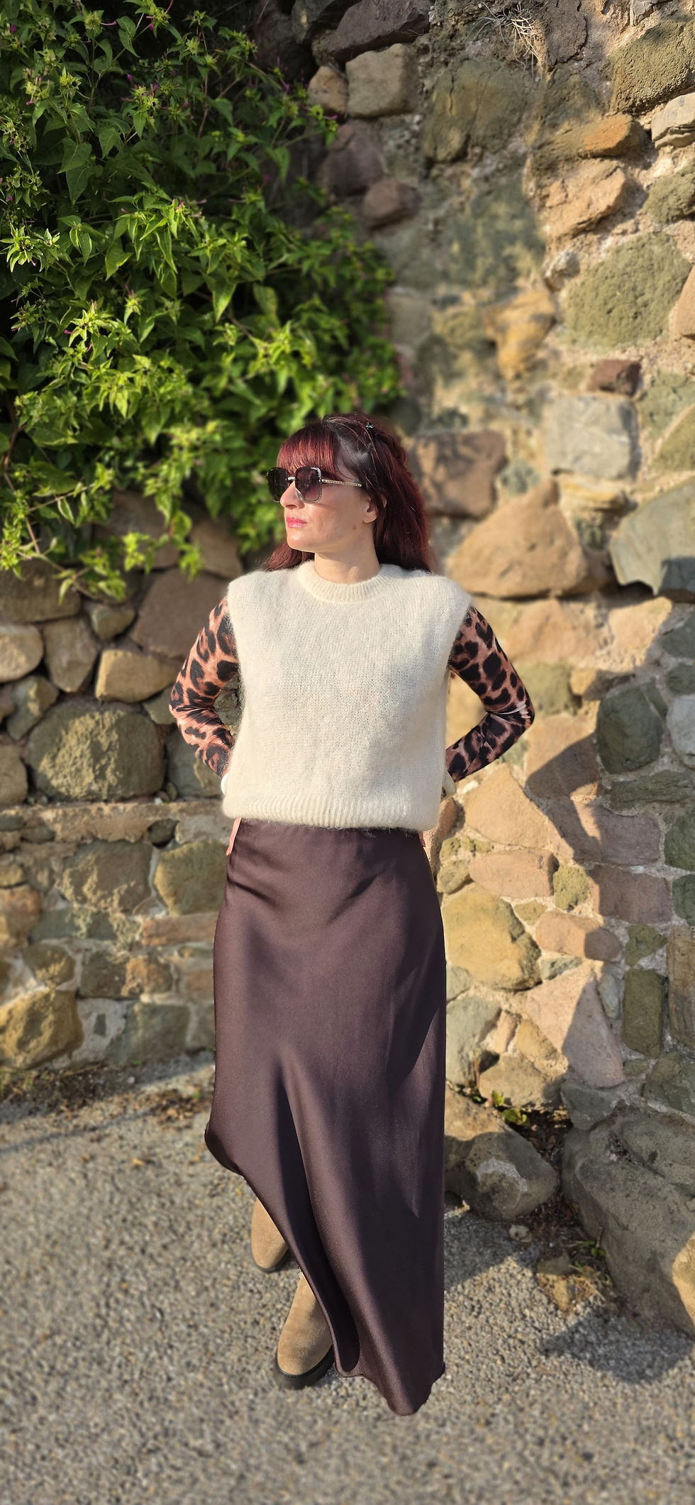 Pull sans manches très doux et tendance