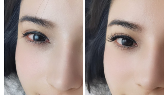 Eyelash Extensions Look before and after images 05