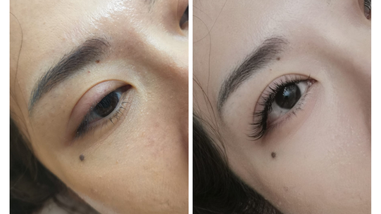 Eyelash Extensions Look before and after images 02