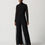 Miniatura: Joseph Ribkoff Black Mock Neck with Mesh Sleeves