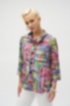 Joseph Ribkoff Multi Jacquard Jacket