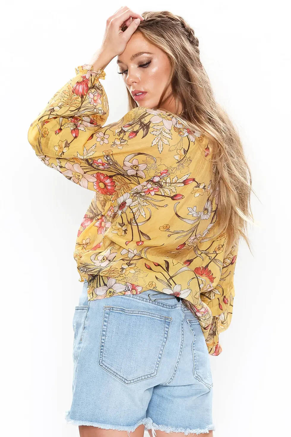 Miniatura: Aratta Bette Yellow Floral Blouse